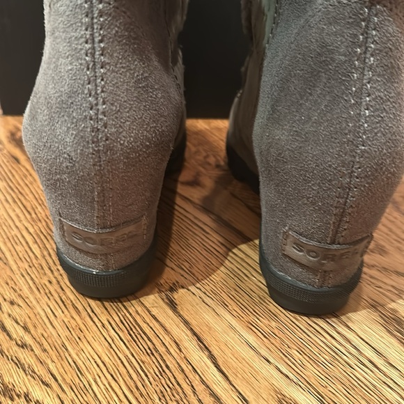 Sorel Joan of Arctic Wedge 11 Shearling Quarry SZ 7 - Picture 9 of 11